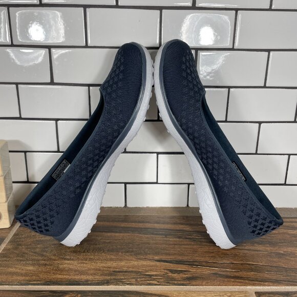 Skechers Microburst One Up Womens Size 8.5 Shoes Charcoal Comfort Slip On - Picture 5 of 12